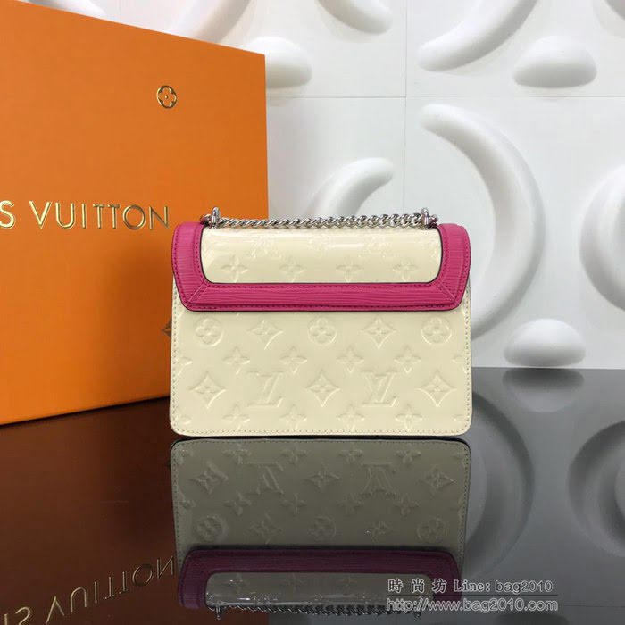 路易威登LV女包 頂級原單 Wynwood手袋 Monogram Vernis漆皮碰撞 2019夏季膠囊系列 壓紋漆光牛皮 單肩斜挎包  ydh2679